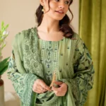 3 Piece – Embroidered Luxury Lawn by Rashid Textile Eid Collection 2024